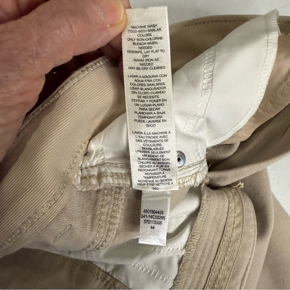 Chico's So Slimming Ankle Pant Tan Tummy Control Women’s Size 10 (Chico’s 1.5) - Picture 12 of 12